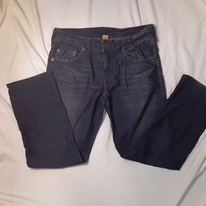 True Religion Navy Blue Corduroy Pants